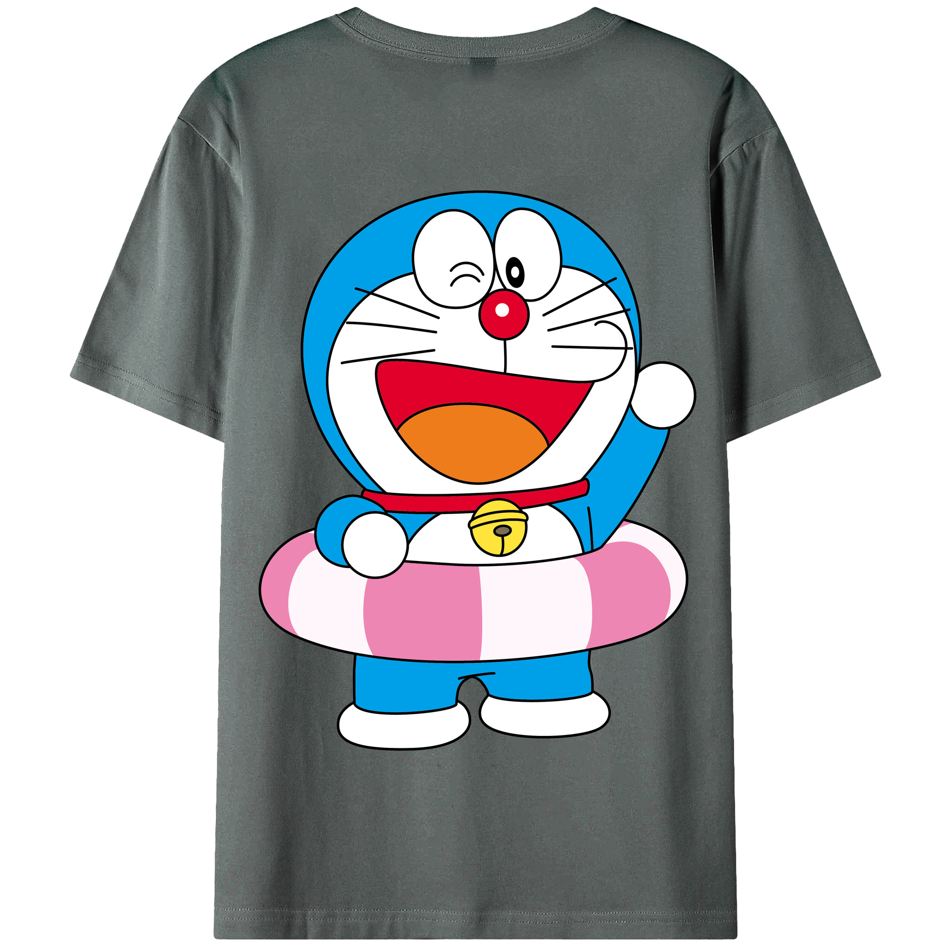 （画像用） ドラえもん Doraemon 綿100％半袖Tシャツ（背面プリント）
